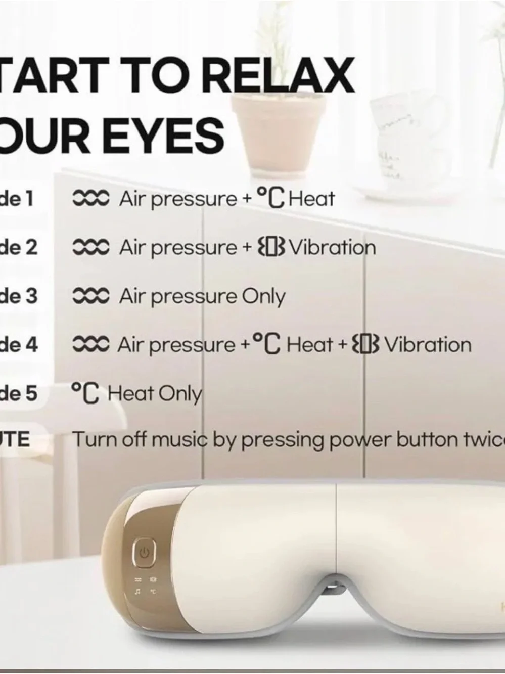 Smart Eye Massager relax unwind